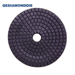 Disque de polissage diamanté humide de 4 pouces, disque de polissage diamanté en résine pour le polissage du granit, de la pierre, du béton, du marbre, des sols - Product Image 1