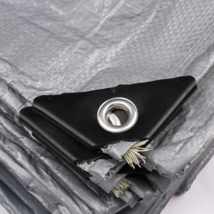 <span class=keywords><strong>Bâche</strong></span> bleue 12x14 pieds, couverture tout usage, résistante aux déchirures, imperméable, <span class=keywords><strong>bâche</strong></span> en PE - Product Image 2