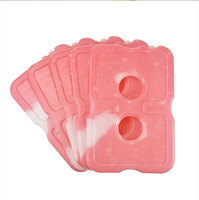Vessies de glace Quick Freeze Pack de glace réutilisable peu encombrant pour boîtes à lunch ou glacières Brique de glace HDPE
