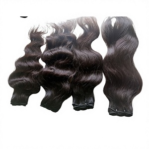 Extensions de cheveux à clipser vierges Remy de qualité supérieure, mélange Bourgogne – Tissage double machine sans couture en 3 pièces, exportateur indien - Product Image 5