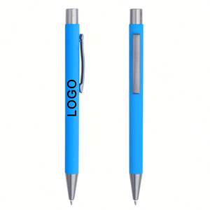 Stylos à bille en plastique multicolores à bas prix avec logo personnalisé, perles, articles en plastique bon marché, stylo gel pour promotion - Product Image 5