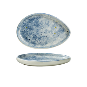 Platos de Cerámica Japonesa Irregulares de 9.5 Pulgadas para Servir Comida, Vajilla para Catering, Platos para <span class=keywords><strong>Restaurante</strong></span>, Gran Venta - Product Image 3