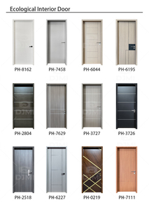 Úc Thiết Kế Mới Nhất Nhà Hiện Đại Prehung Rắn Bằng Gỗ Veneer Bảng Điều Chỉnh Màu Đen Óc Chó Nội Bộ Phòng Tấm Cửa Cho Nhà Nội Thất - Product Image 4