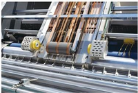 Machine à laminer automatique électrique à grande vitesse pour carton ondulé 3/5 plis