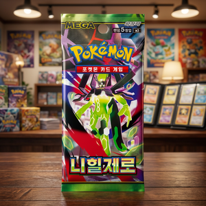 Caja de Sobres Nihil Zero [m3] de Pokémon, Versión Coreana Muestra Sellada de Fábrica 1EA |   Comercio Minorista |   MEGA - Product Image 3