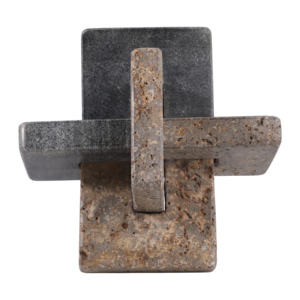 Scultura in Marmo a Nodo, Ornamento Artistico Contemporaneo per Bagno, Ufficio, Soggiorno - Product Image 5