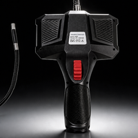 Caméra endoscopique industrielle, caméra d'inspection à 360 degrés avec lumière LED, caméra vidéo portative pour mécanicien
