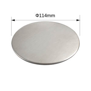 WaiiHO 009 - Cubierta de Desagüe para Lavabo de Baño, Diseño Moderno y Elegante, Acero Inoxidable Cromado y Plástico, Rectangular, Fácil de Instalar - Product Image 3