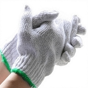 Gants de sécurité anti-coupure OMET pour jardinage extérieur 7G, 500g-600g, en coton TC 7 oz, multi-usages, avec manchette durable, anti-chaleur, sans latex - Product Image 1