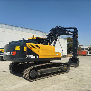 Excavadora de Orugas Usada Hyundai 220LC-9S, Motor Cummins, Caja de Cambios, Bomba, Alta Calidad, Buen Estado, 22 Toneladas, en Stock - Product Image 1