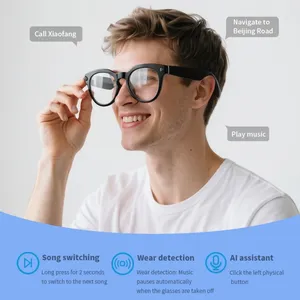 Smart <b>Glasses</b> <b>Camera</b> <b>Glasses</b> BT Call Music Touch Sunglasses Voice Assistant Video Recording WIFI AI <b>Glasses</b> Translator - Product Image 4