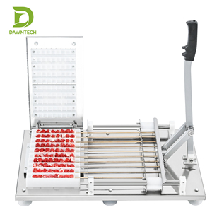 Machine manuelle à brochettes de viande en acier inoxydable, pour la préparation de brochettes de kebab et de shashlik pour cuisines commerciales - Product Image 4
