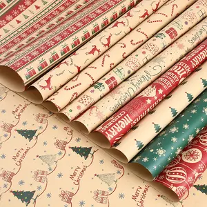 Custom Printed Logo size package wrapping paper christmas wrapping paper wrapping paper