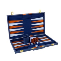 Jeu de Backgammon pour Enfants en Acrylique Lucite, Grand Plateau Premium de 18 pouces et Pièces de Jeu, Gobelets à Dés, Décoration Élégante pour Table Basse