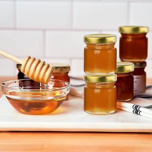 Hot Sale 50ml 220ml Cylinder Shape <b>Glass</b> Jar 7oz Jam Honey <b>Glass</b> Food Storage <b>Container</b> Ergo Jar With High Lug - Product Image 4