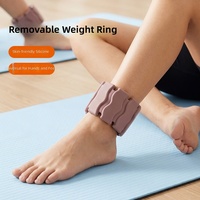 Ensemble de bracelets lestés ajustables en silicone souple unisexe - Lestes amovibles pour l'entraînement musculaire, le yoga, le pilates, la danse, le cardio