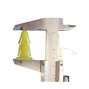 Clips à boucle en plastique jaune de 3,5 cm - Fixations robustes pour fûts à bride et fûts en fibre - Product Image 2