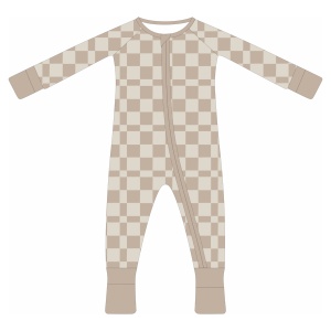 Stampa personalizzata in fibra di bambù bambino bidirezionale con cerniera Unisex pigiama per cuccette comodo pigiama traspirante per bambini - Product Image 6