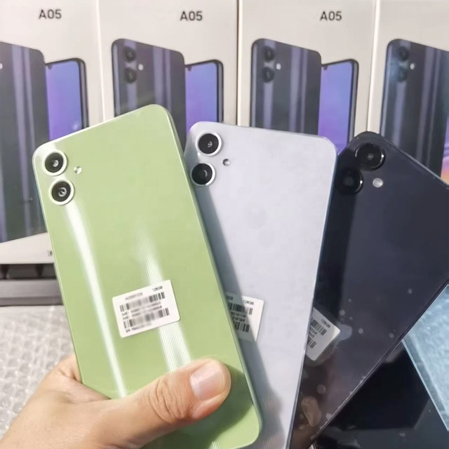 Original Android Dual-SIM Used Mobile Phone for Am Sung A05 64GB 6.7 Inch Unlocked Second Hand Cellphone Wholesale A06 A15