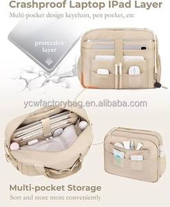 Sac de voyage pour femme avec compartiment pour ordinateur portable, sac de <span class=keywords><strong>week</strong></span>-<span class=keywords><strong>end</strong></span>, sac de sport avec sangles pour tapis de yoga, sac de voyage léger - Product Image 4