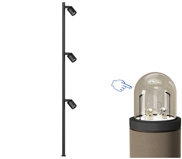 Led Counter Light Jewelry Display Led