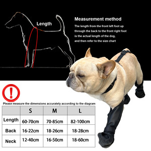 Bốn Mùa Ngoài Trời Pet Dog Giày Không Thấm Nướ<span class=keywords><strong>c</strong></span> <span class=keywords><strong>C</strong></span>ó Thể Điều Chỉnh Con Chó Khởi Động Thoáng Khí Chống-Trượt Duy Nhất Giày Với legging Chuỗi Phụ Trợ - Product Image 4