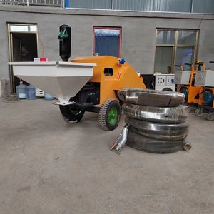 <span class=keywords><strong>Machine</strong></span> automatique de pulvérisation de mortier de ciment projeté 7.5kw <span class=keywords><strong>Machine</strong></span> de pulvérisation de mortier ciment plâtre diesel - Product Image 3