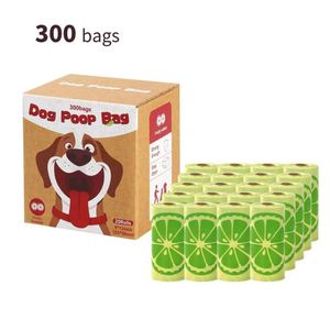 Sacs à crottes de chien imprimés personnalisés, extra épais, résistants, compostables, biodégradables, sacs pour chiens - Product Image 5