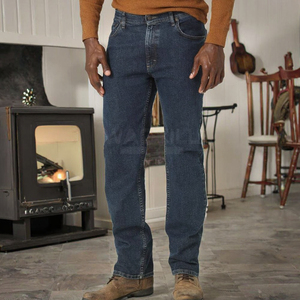 <span class=keywords><strong>Jeans</strong></span> da <span class=keywords><strong>Uomo</strong></span> Comodi Blu Scuro Stile Streetwear Autunnale Casual con <span class=keywords><strong>Elastico</strong></span> <span class=keywords><strong>in</strong></span> <span class=keywords><strong>Vita</strong></span> Personalizzabili alla Moda - Product Image 3