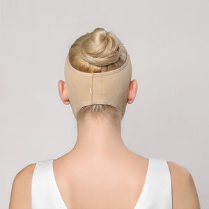 Perban pelangsing wajah kain elastis lembut bernapas ramah kulit tanpa tekanan mengangkat garis rahang mengurangi Edema wajah dagu ganda - Product Image 5