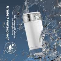 Hydropulseur dentaire portable mini 2026 sans fil USB étanche IPX7 avec stérilisation par lumière UVC et écran LED pour les dents en extérieur