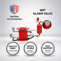 Katup Alarm Basah Pemadam Kebakaran ZSFZ Katup Alarm Sprinkler Besi Ulet DN100 DN150 DN200 untuk Sistem Sprinkler Kebakaran