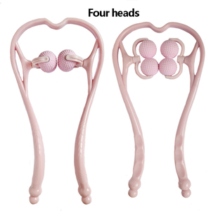 <strong>Self</strong> Shiatsu Two-Point Deep Tissue Muscle Manual U Shaped Handheld <strong>Shoulder</strong> Neck <strong>Massager</strong> Ball Tool - Product Image 4