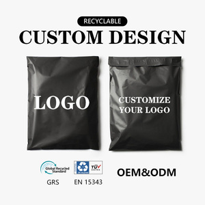 Borsa per la spedizione postale in Polyprop con marchio autoadesiva riutilizzabile borsa per la spedizione della spesa con marchio Xxl A3 con stampa completa blu - Product Image 4