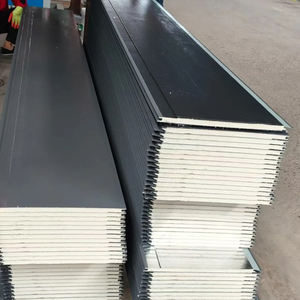 Panneau sandwich en polyuréthane PU haute résistance, <span class=keywords><strong>isolation</strong></span> phonique, ignifuge, <span class=keywords><strong>isolation</strong></span> thermique pour toiture, pour l'extérieur des bâtiments commerciaux - Product Image 1