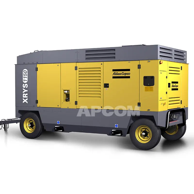 Atlas Copco XRYS1150 35bar 32m3 Diesel Mobile Air Compressors 25 35 bar 1200cfm AtlasCopco XRYS 1150 cfm Compresor High Pressure