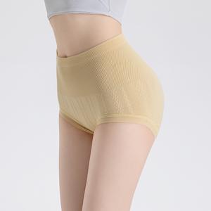 Mutande da donna a <span class=keywords><strong>7</strong></span> colori mutandine morbide da ragazza mutandine solide taglie forti biancheria intima Lifting a vita alta perizoma QS113H25 - Product Image 4