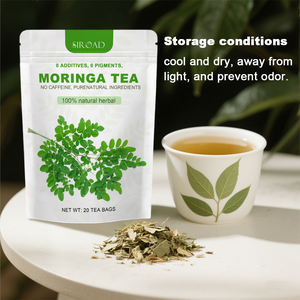 Hữu Cơ <span class=keywords><strong>Moringa</strong></span> Lá Trà Túi Tươi Chế Biến ISO Chứng Nhận Hương vị Tự Nhiên Hoa Trà Cho Sức Khỏe Hộp Cốc Trà - Product Image 5