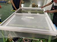 Ventanas Corredizas de PVC de Bajo Costo Directo de Fábrica, Ventanas Corredizas de PVC de Doble Acristalamiento para Proyectos de Construcción, Estilo Americano