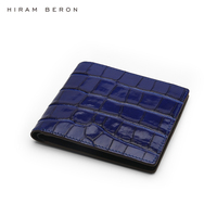 OEM vente en gros livraison directe nouveau produit hommes portefeuille bleu marque nom Designer cuir véritable Rfid portefeuille pour hommes