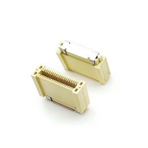 ขั้วต่อบอร์ดต่อบอร์ดแบบมีพินขนาด 0.8 มม. ตัวเมีย สูง 15.7 มม. แบบ SMT 40 พิน - Product Image 1