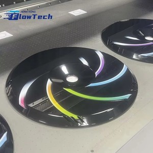 ฝาครอบดุมล้อ FlowTech ลายรุ้ง สำหรับรถเทสล่า รุ่น Y รุ่น 3 รุ่น Juniper ขนาด 18 19 20 นิ้ว ป้องกันขอบล้อแบบเต็มวง - Product Image 5