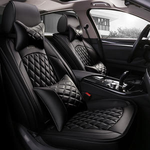 Conjunto completo de lujo de cuero Auto Seat Protector Universal Car Seat Cover - Product Image 4