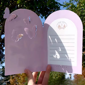 Cartes d'<span class=keywords><strong>anniversaire</strong></span> en boîte, nouvelles cartes 3D fleuries, cadeaux, cartes postales florales, décoration pour <span class=keywords><strong>anniversaire</strong></span>, mariage, fête - Product Image 3