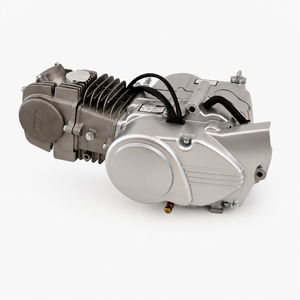 Conjunto de Motor Horizontal para Motocicleta <span class=keywords><strong>125cc</strong></span> com Cilindro de Alumínio, Partida a Pedal e Padrão de Engrenagens Internacional Durável - Product Image 1