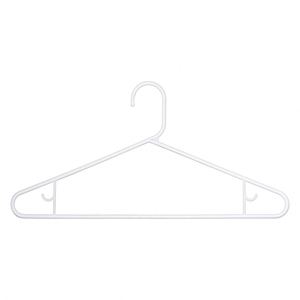 Heavy Duty Cheap White ABS Plastic High Quality Multifunctional Clothes Hangers Wardrobe Single Tier Clothing Organizer Free - Product Image 4