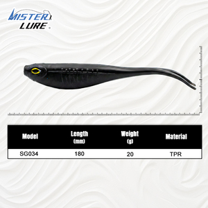 <span class=keywords><strong>Mister</strong></span> Lure 10ซม. 14ซม. 18ซม. Soft Lure TPR Fork-TAIL 3ชิ้น A BAG Fishing Fish Shape Soft Lure - Product Image 2