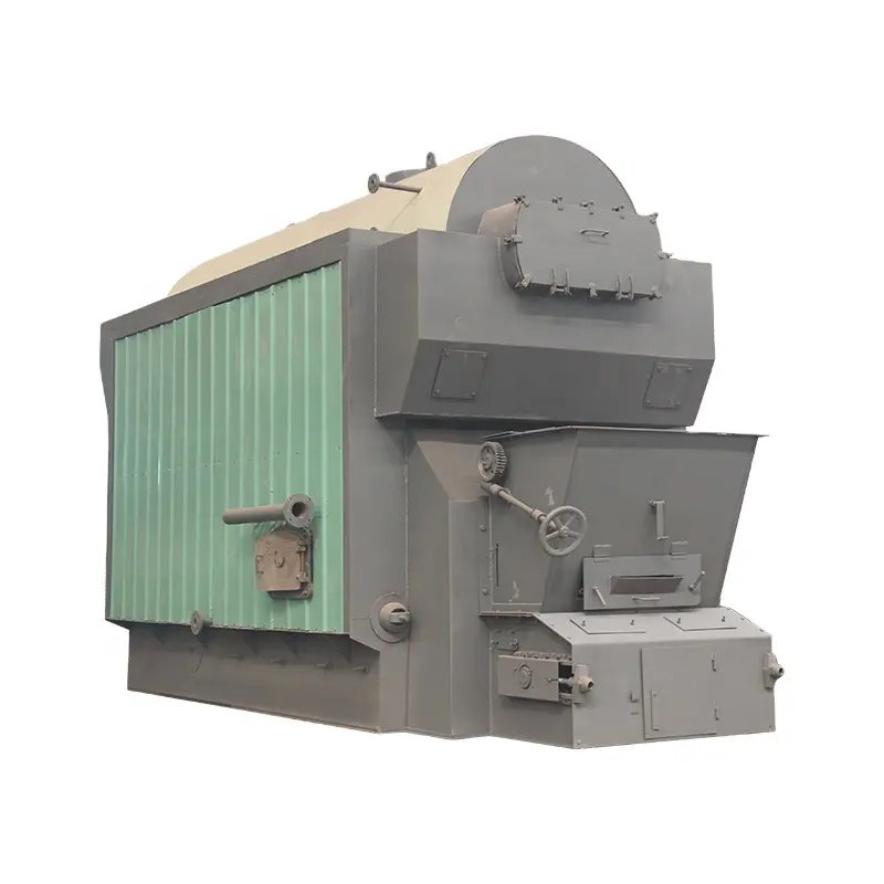High quality 1-10 ton manul traveling grate coal wood chip rice husk fired steam boiler generator