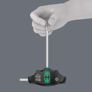 WERA-Juego de destornilladores con mango en T de 05023454001 pulgadas con función de sujeción (10 piezas) -ENCHUFES EAN 4013288221735 CON MANGO - Product Image 4