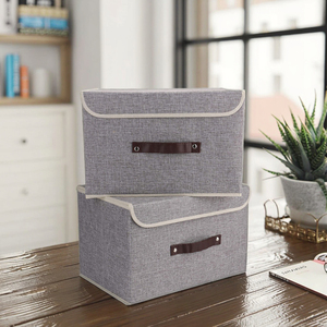 Tùy Chỉnh Không Mùi Nhà Văn Phòng Lưu Trữ Đóng Mở Hộp Hình Chữ Nhật Có Thể Gập Lại Tổ Chức Thùng Cho Quần Áo Lưu Trữ Nhà Máy Thiết Kế - Product Image 6